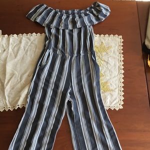 **2/$12**off shoulder jumpsuit 7/8 Art Class